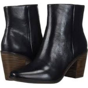 Lucky Brand Ryland Black Heeled Booties